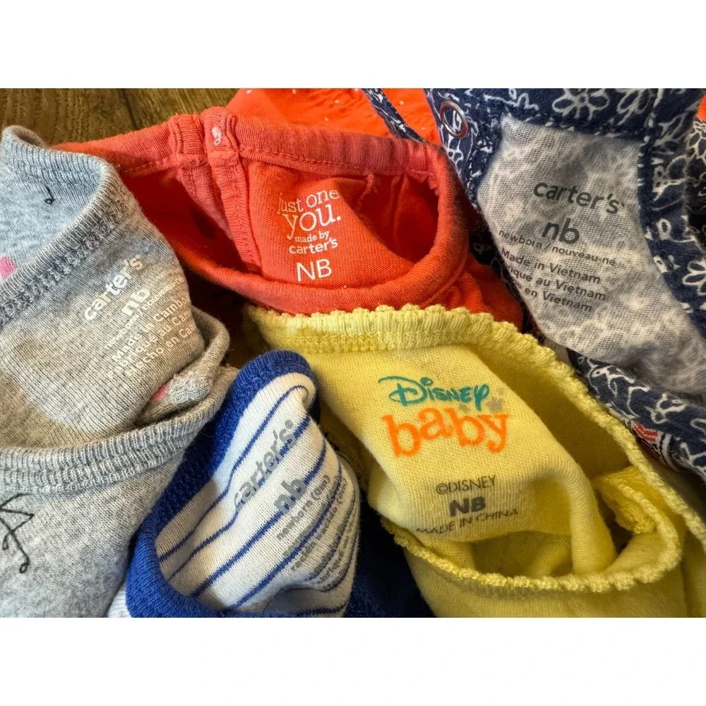 Carters Baby Clothes‎ Girl Newborn Bundle Summer Rompers Outfits Sunshine Minnie